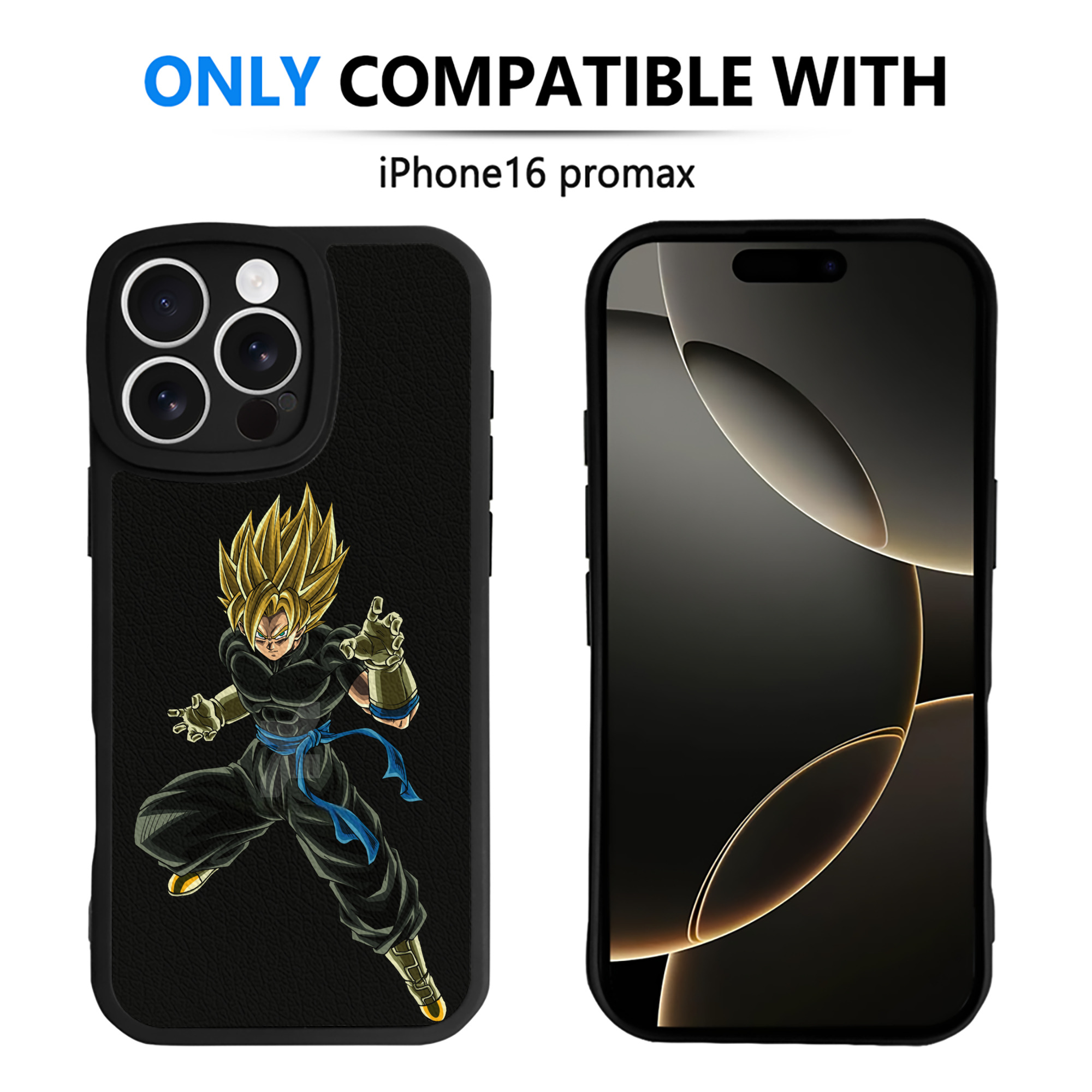 （画像用） ドラゴンボール ベジット DRAGON BALL Vegetto 【iPhone 16シリーズ対応】シリコンスマホケース（レザー調） 材質：シリコン